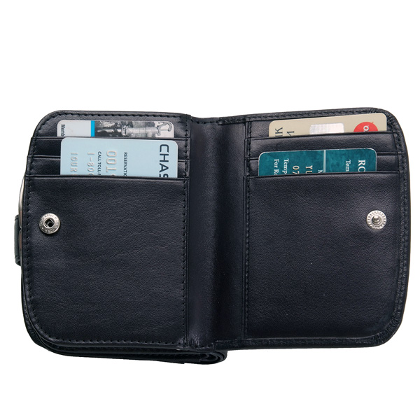 Кошелек Dr.Koffer из натуральной кожи черный