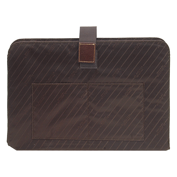 Вместительный деловой портфель с папкой для ноутбука и застежкой на замке (шоколадного цвета) Dr.Koffer B500060-02-09
