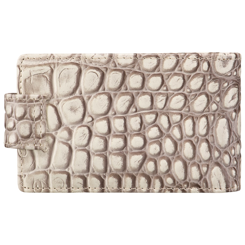 Визитница Dr.Koffer из натуральной кожи белая