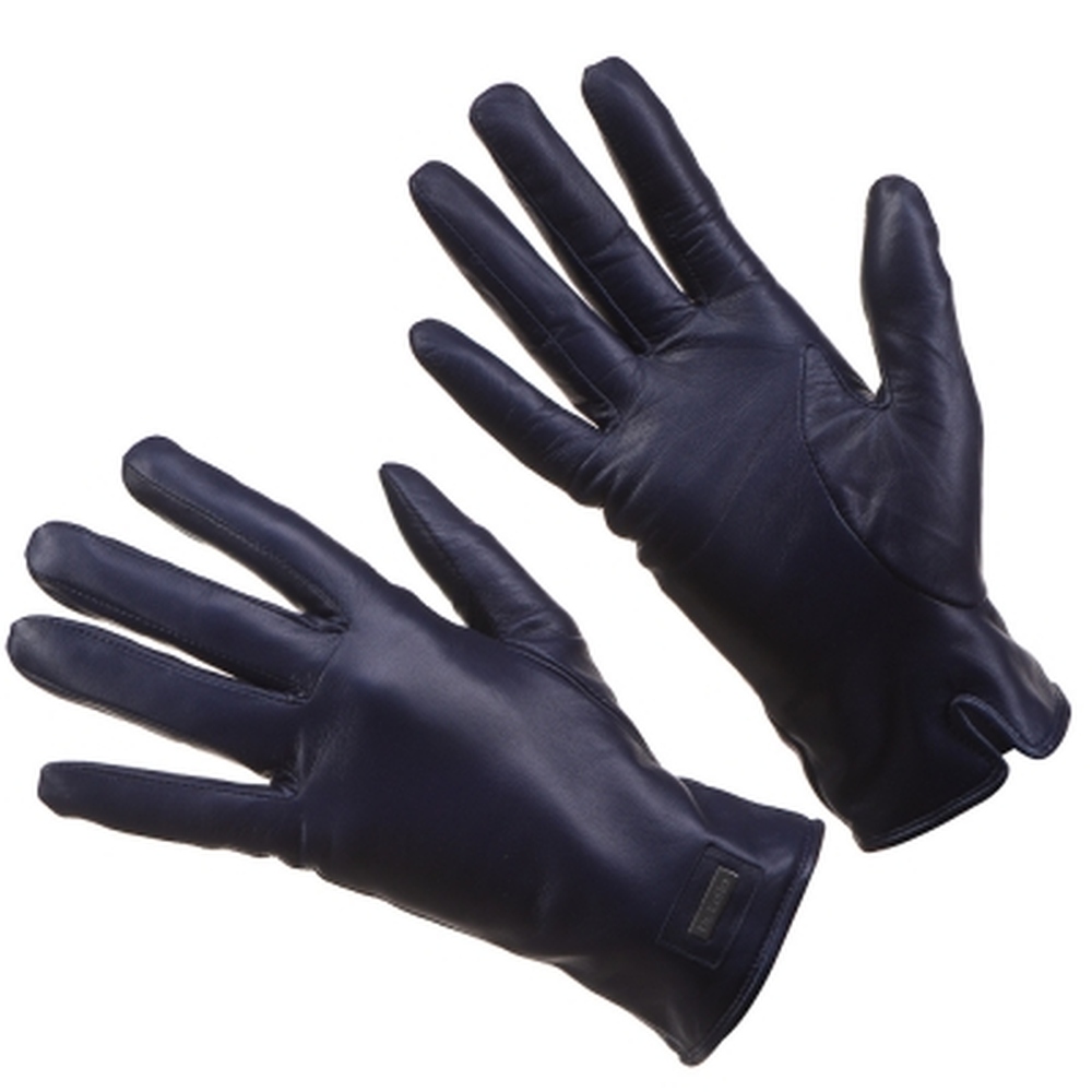 Синие кожаные перчатки для женщин Dr.Koffer H610097-41-60