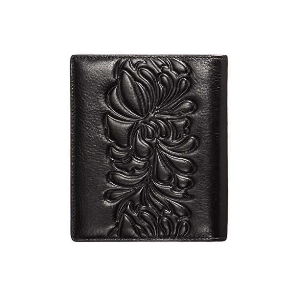 Визитница Dr.Koffer из натуральной кожи черная