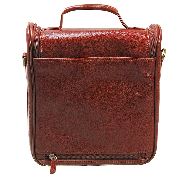 Бьюти-кейс несессер Dr. Koffer из натуральной кожи коричневый