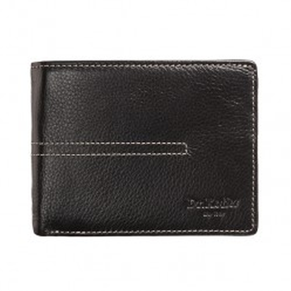 Портмоне Dr.Koffer из натуральной кожи черное