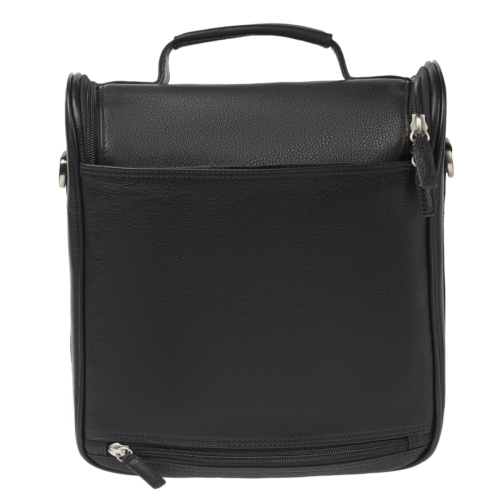Несессер Dr. Koffer из натуральной кожи черный
