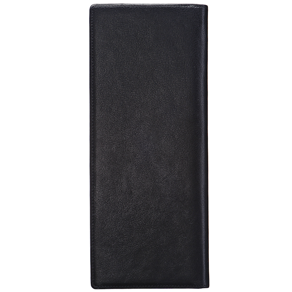 Визитница Dr.Koffer из натуральной кожи черная