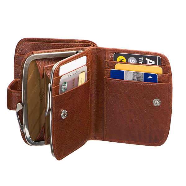 Кошелек Dr.Koffer из натуральной кожи коричневый