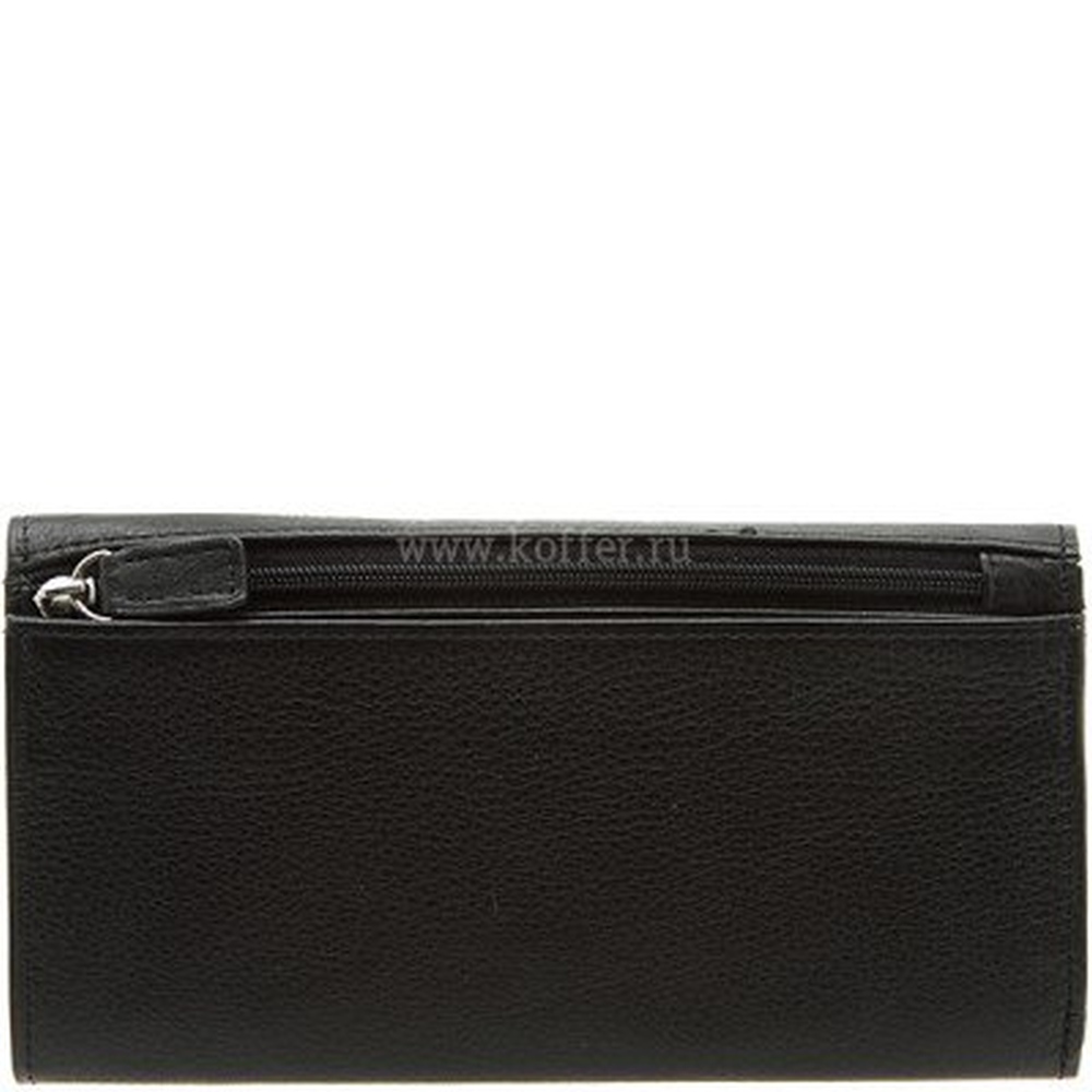 Кошелек Dr.Koffer из натуральной кожи черный
