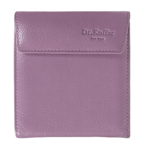 Портмоне Dr.Koffer из натуральной кожи фиолетовое
