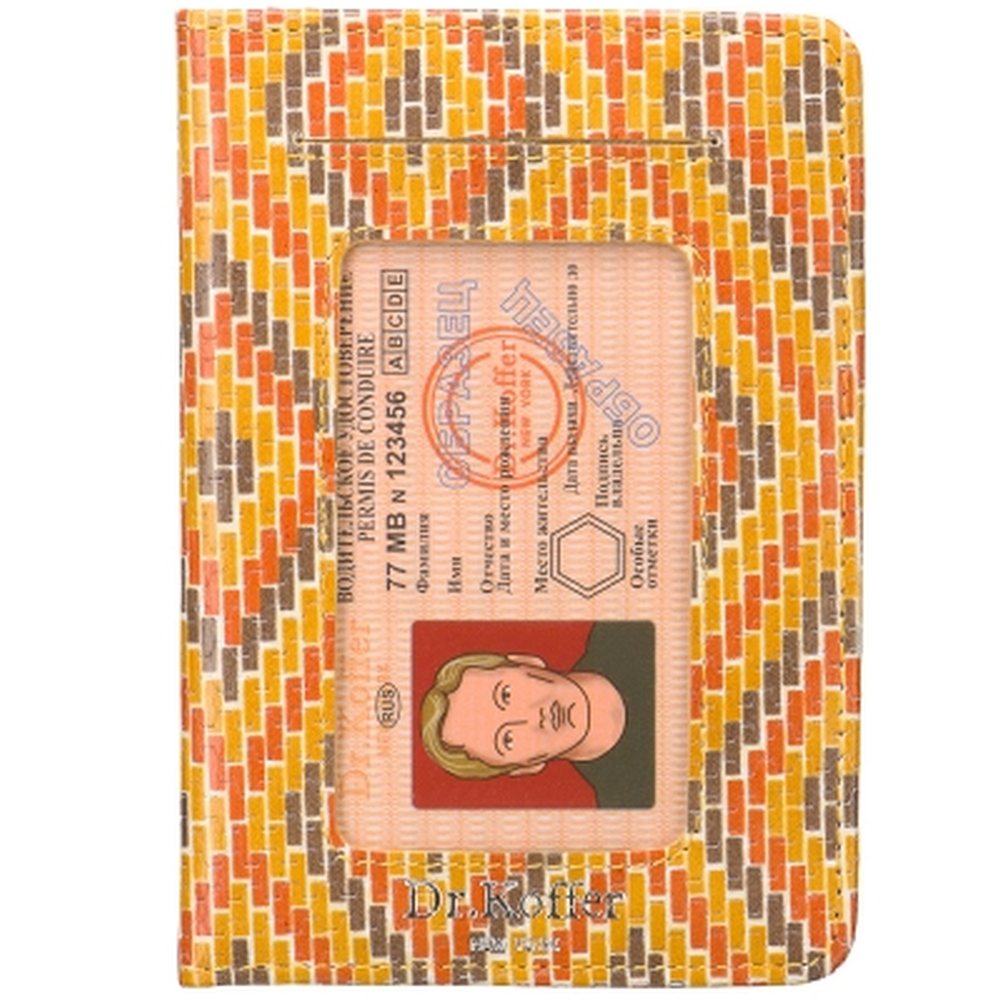 Обложка для автодокументов из натуральной кожи Dr. Koffer