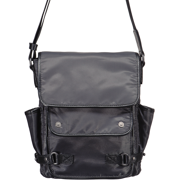 Сумка через плечо Dr.Koffer из нейлона и натуральной кожи