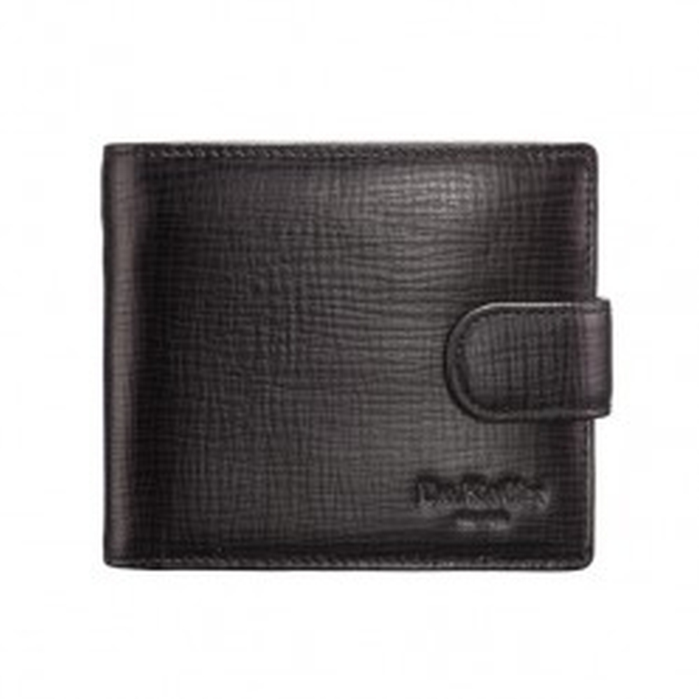 Портмоне Dr.Koffer из натуральной кожи черное