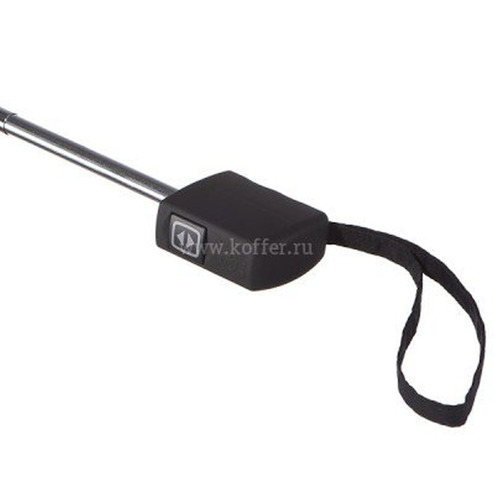 Черный мужской зонт-автомат плоской формы Dr.Koffer E413 1s001