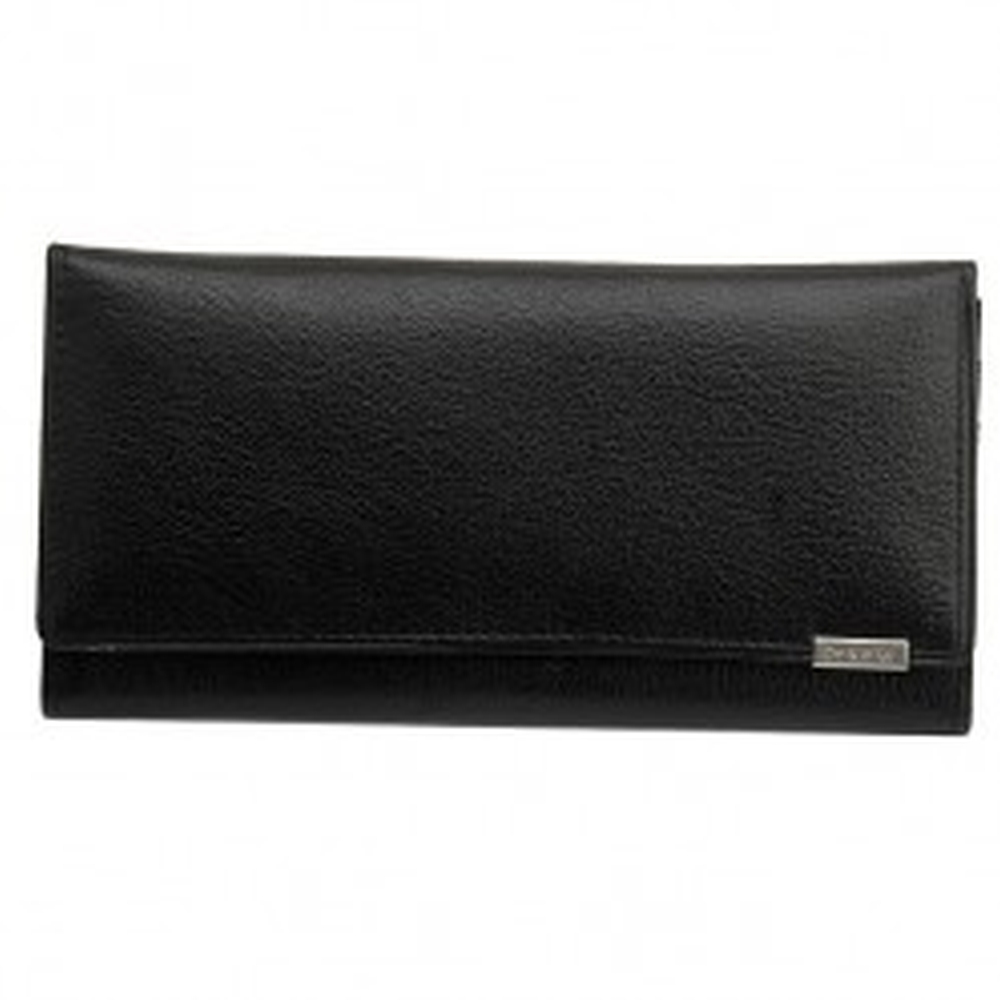 Кошелек Dr.Koffer из натуральной кожи черный