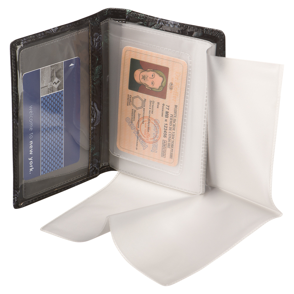 Обложка для автодокументов из натуральной кожи Dr. Koffer