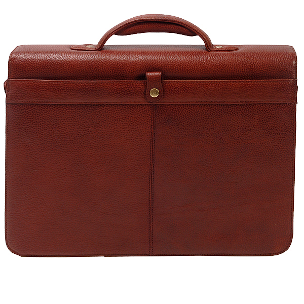 Классический портфель с защелками на ключе (коричневого цвета) Dr.Koffer P402228-02-05