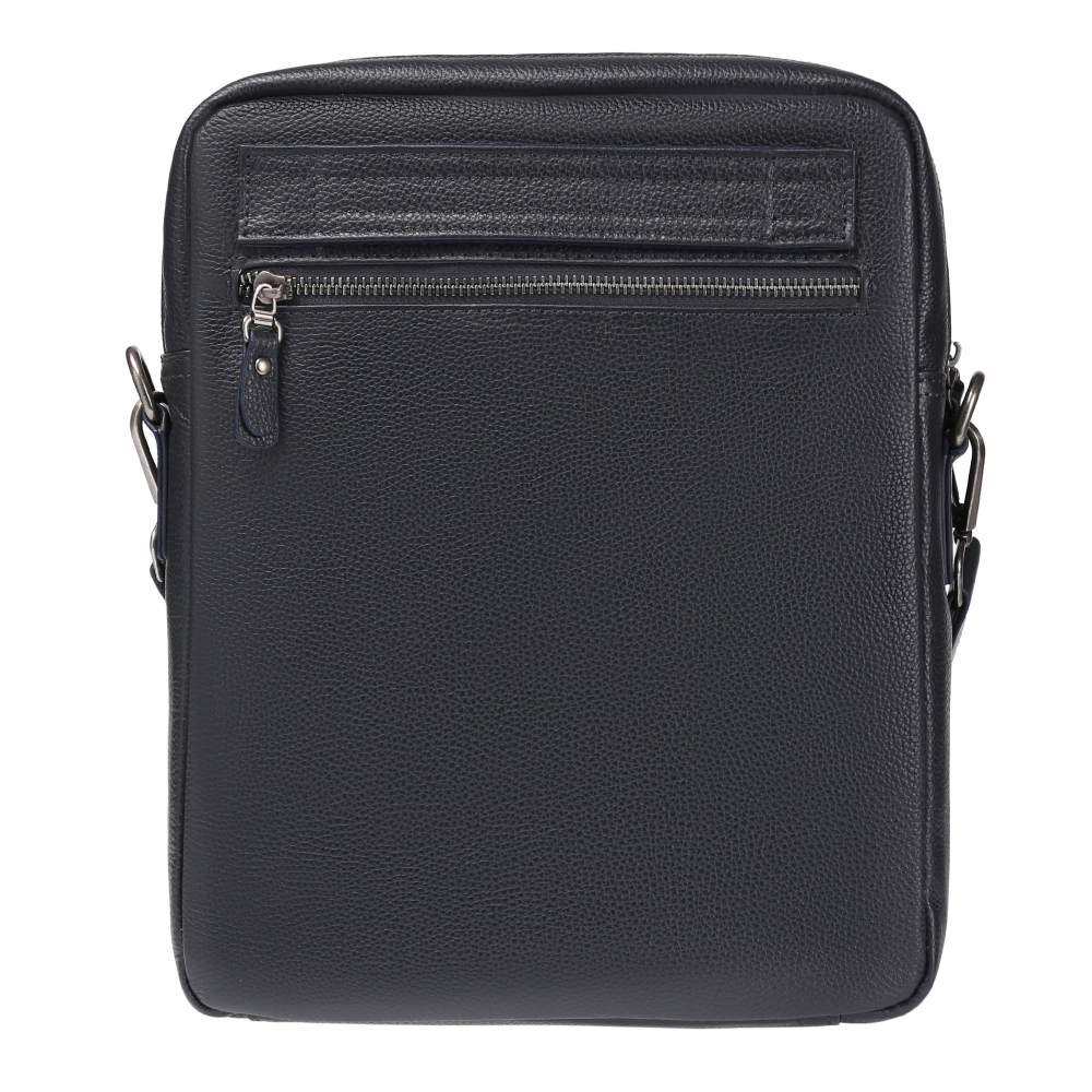 Сумка через плечо Dr.Koffer из натуральной кожи синяя