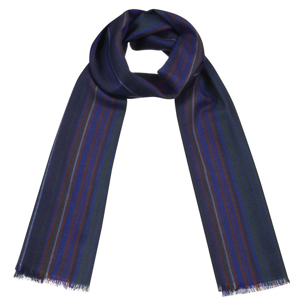 Др.Коффер S810651-135-60 шарф, цвет синий