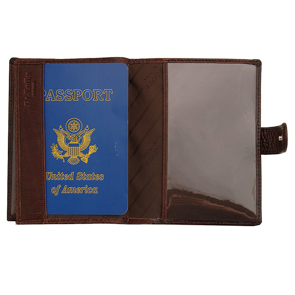 Обложка для паспорта/автодок из натуральной кожи Dr. Koffer