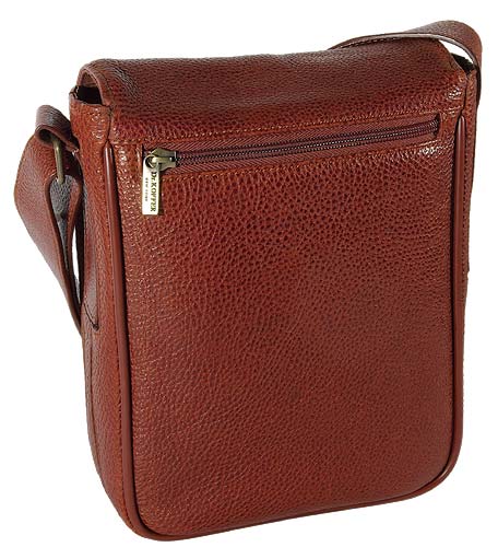 Сумка через плечо Dr.Koffer из натуральной кожи коричневая
