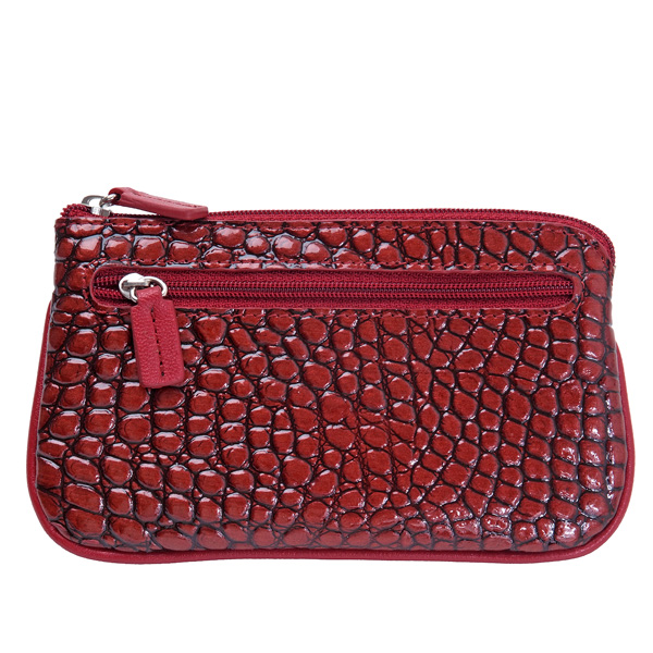 Вместительная ключница из тисненой глянцевой кожи Dr.Koffer X510209-24-03