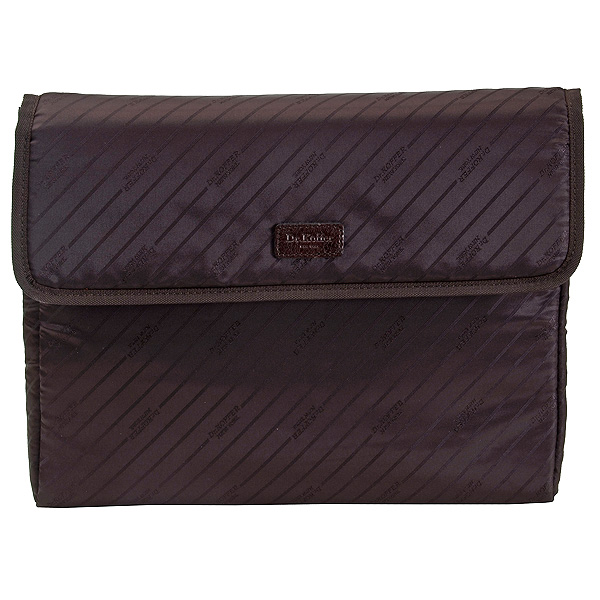 Портфель Dr.Koffer из натуральной кожи темно-коричневый