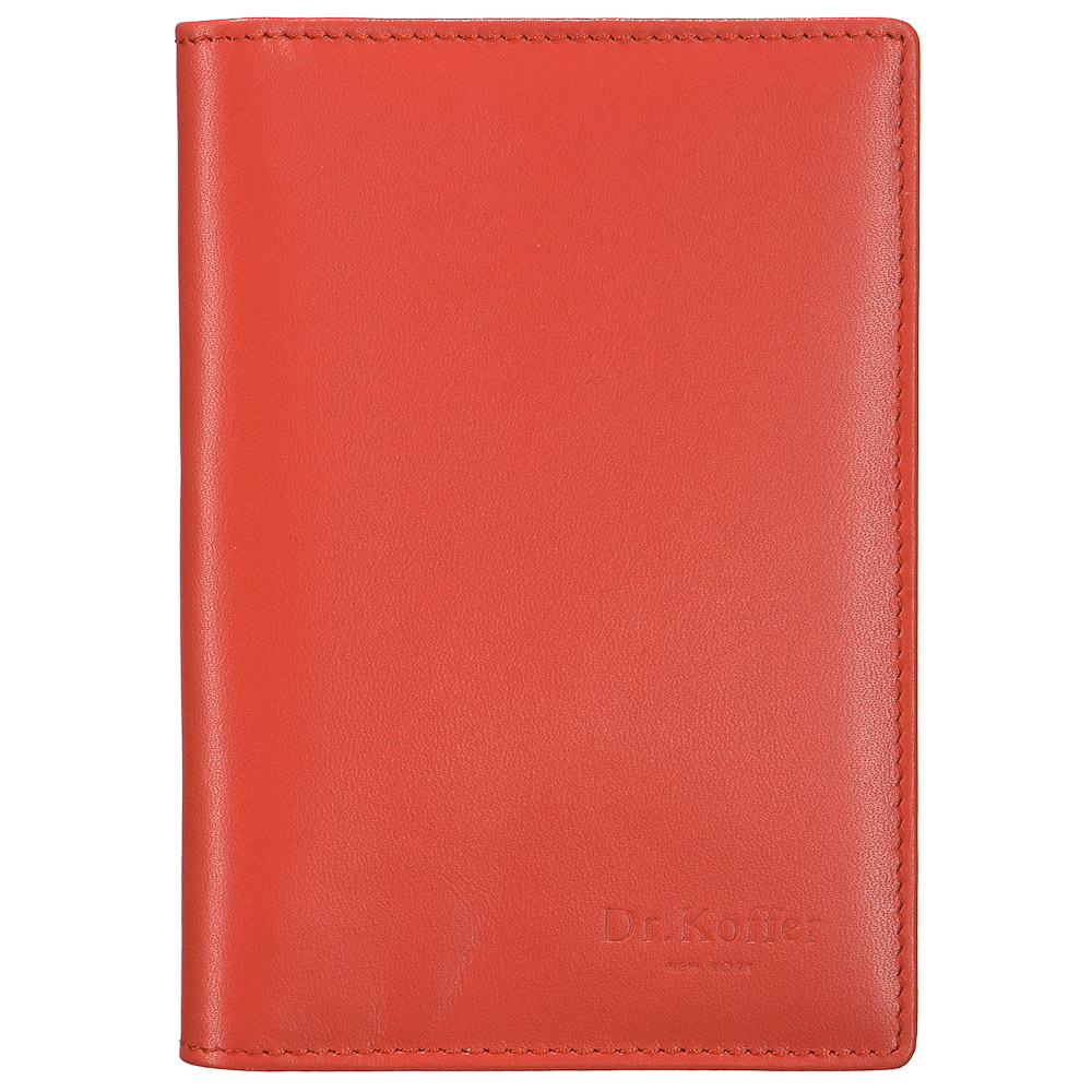 Обложка для паспорта/автодок из натуральной кожи Dr. Koffer
