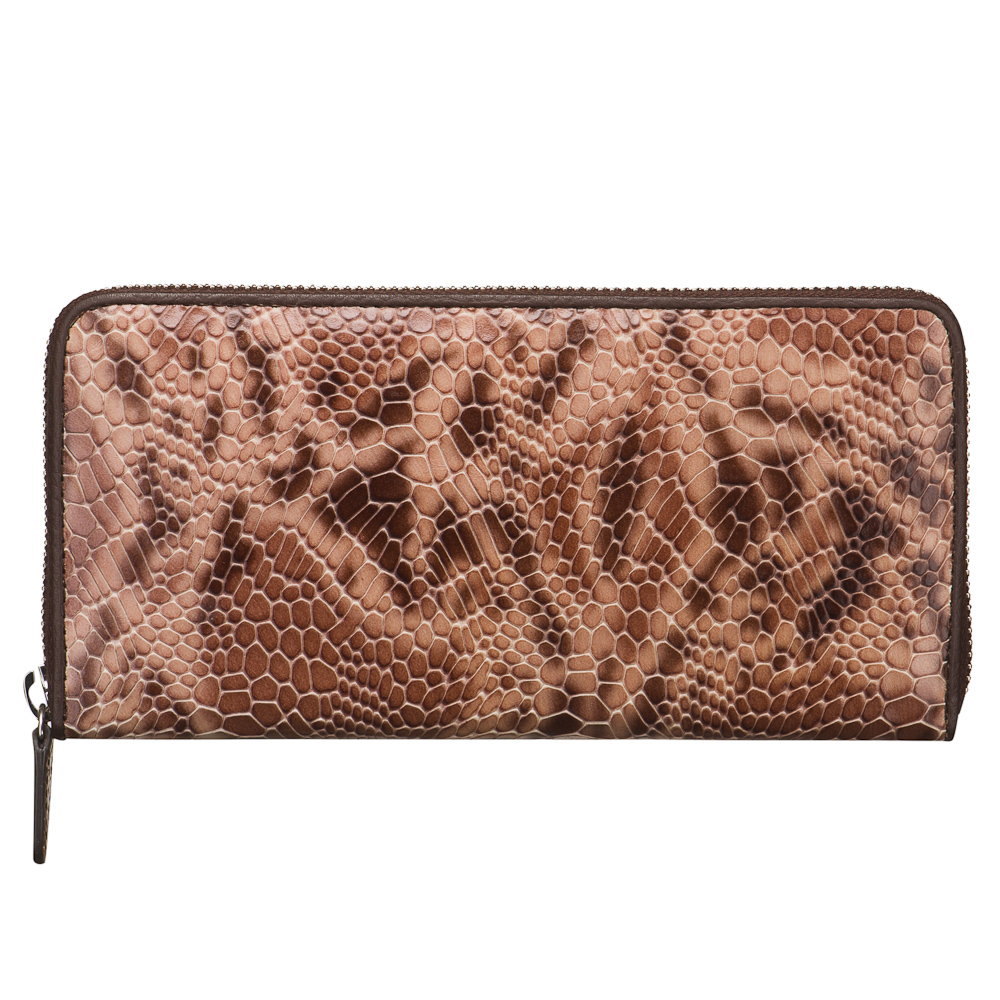 Портмоне Dr.Koffer из натуральной кожи коричневое