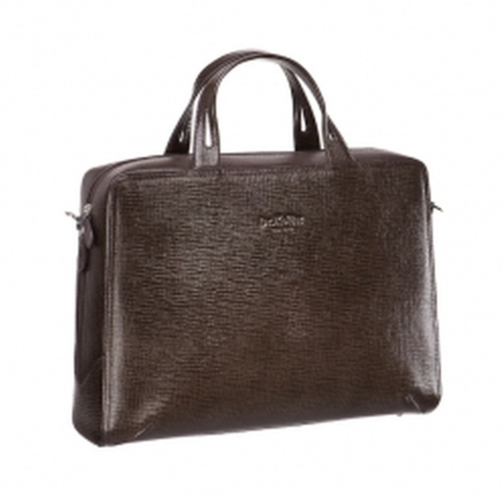 Женская сумка Dr.Koffer из натуральной кожи коричневая