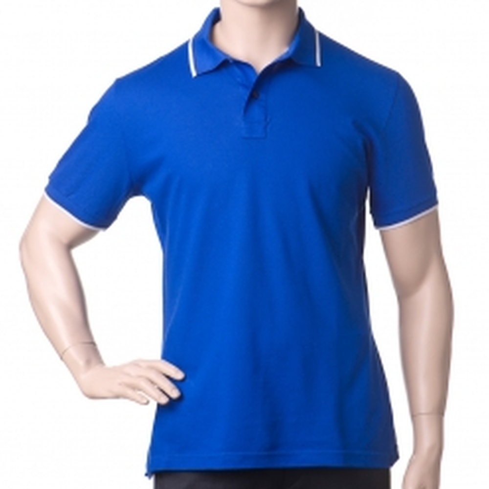 Dr.Koffer Др.Коффер 1301 голубой рубашка поло (50 M)