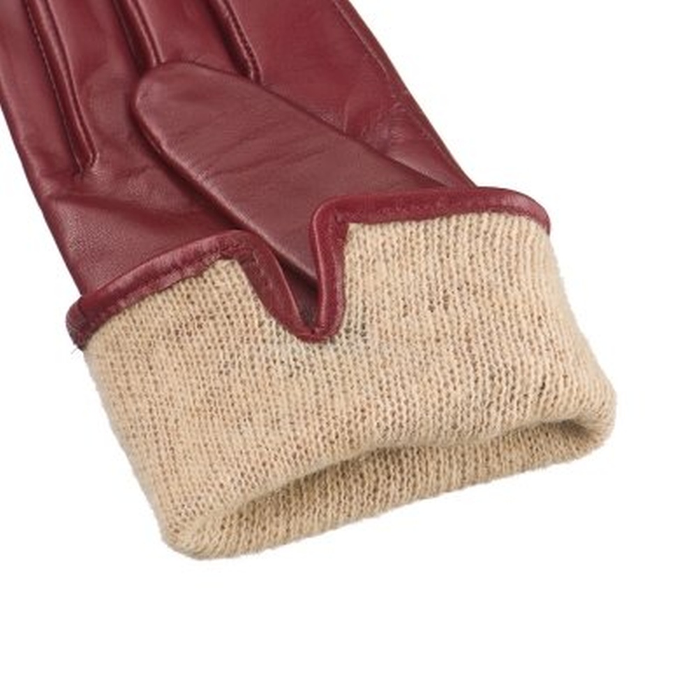 Красные кожаные перчатки для женщин Dr.Koffer H610097-41-03
