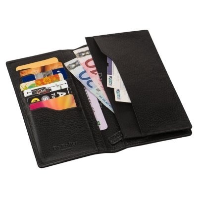 Портмоне Dr.Koffer из натуральной кожи зеленое