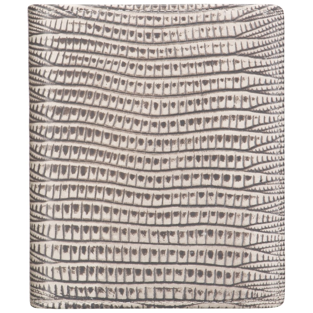 Визитница Dr.Koffer из натуральной кожи серая