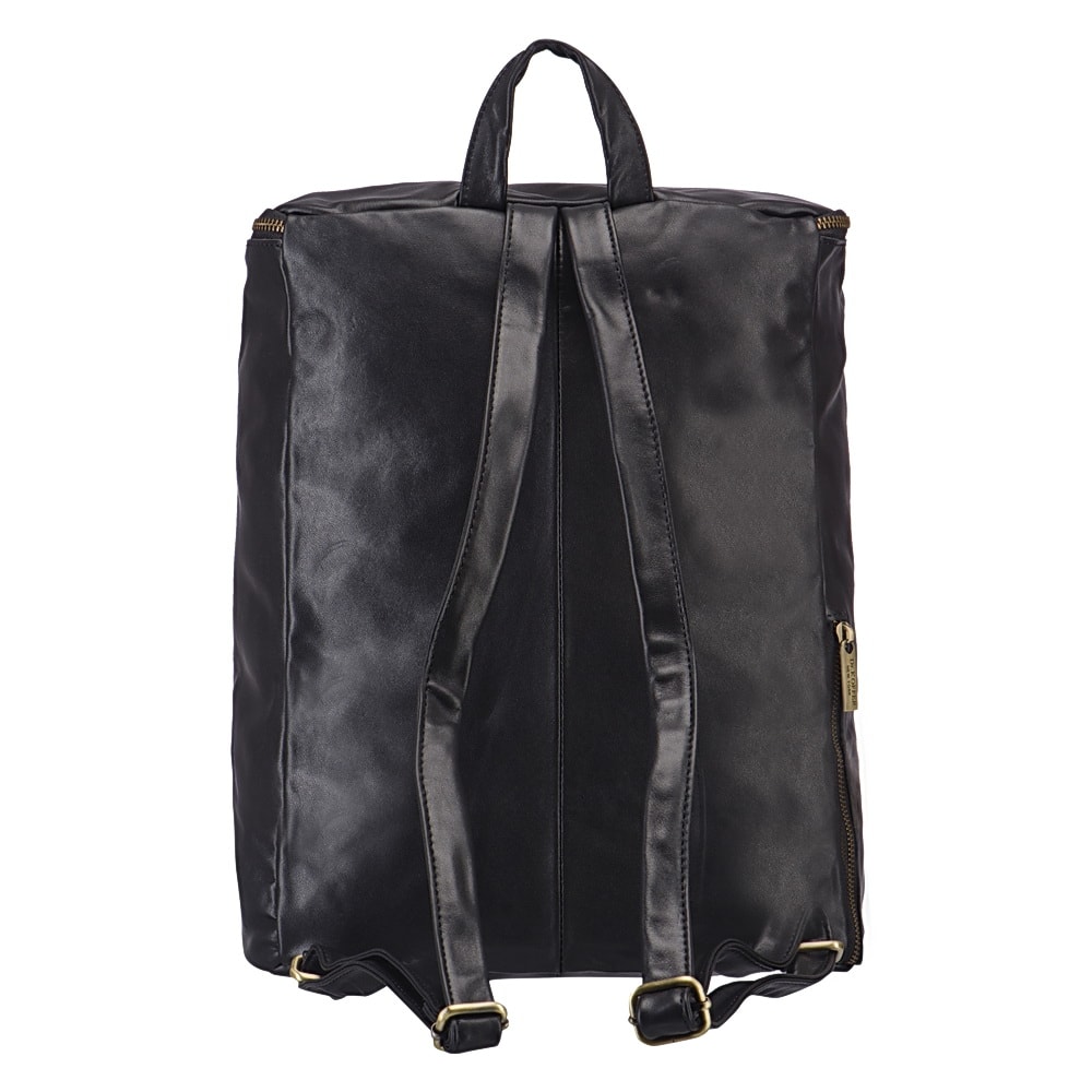 Рюкзак Dr.Koffer из натуральной кожи черный