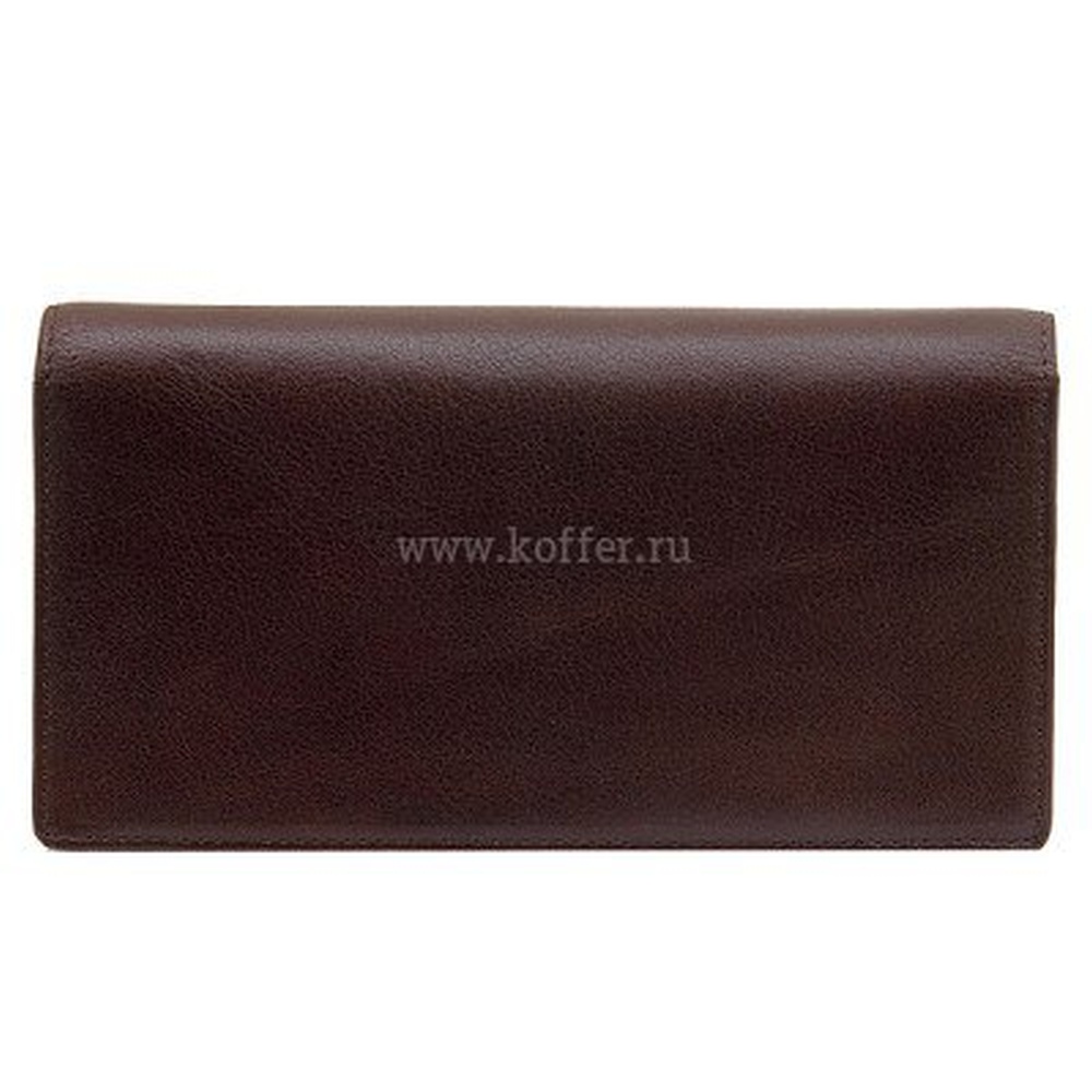 Портмоне Dr.Koffer из натуральной кожи коричневое
