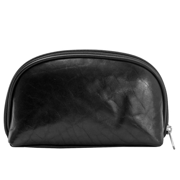 Косметичка Dr.Koffer из натуральной кожи черная