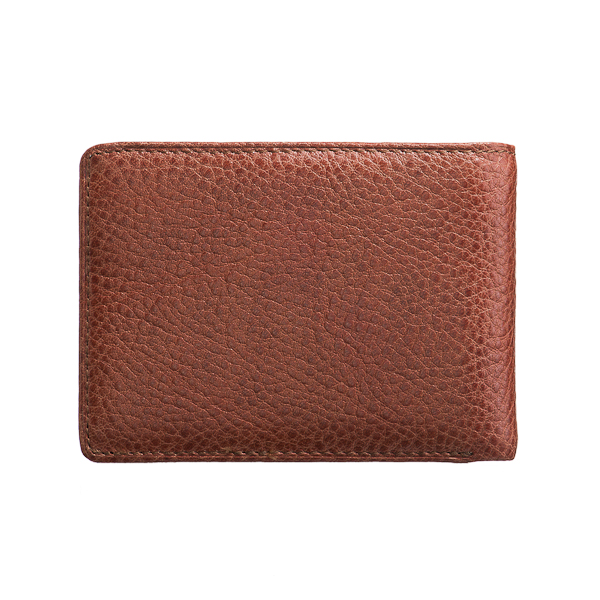 Зажим для денег Dr.Koffer из натуральной кожи коричневый