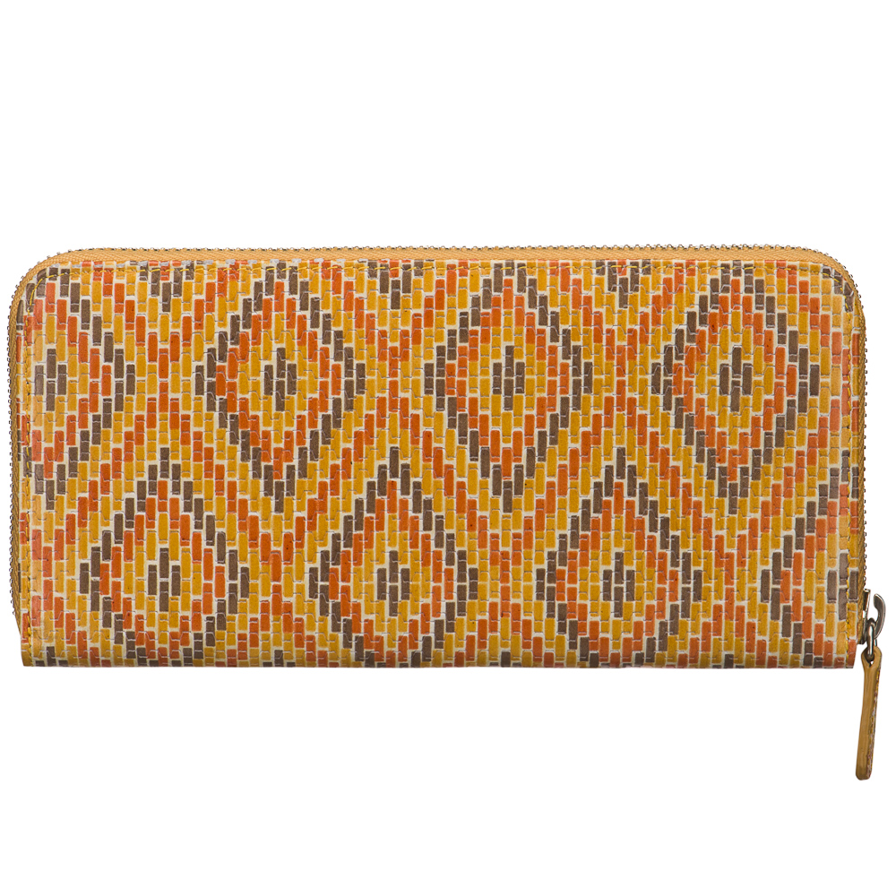 Портмоне Dr.Koffer из натуральной кожи желтое