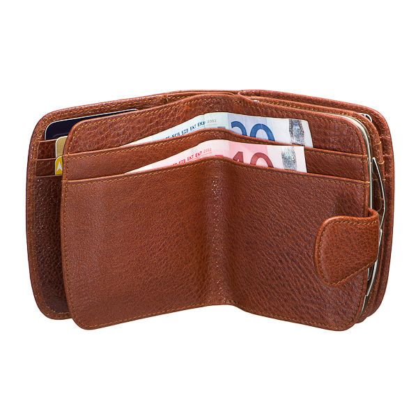 Кошелек Dr.Koffer из натуральной кожи коричневый