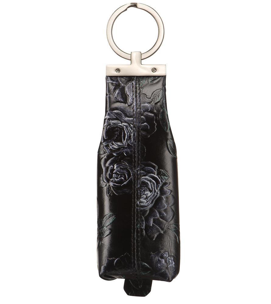 Ключница Dr.Koffer из натуральной кожи черная