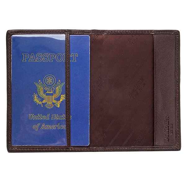 Обложка для паспорта с разводами оранжевого цвета Dr.Koffer X510130-25-09