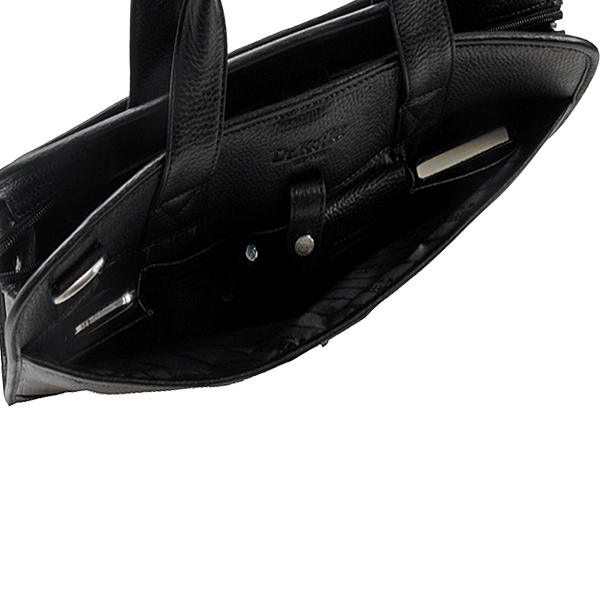 Женская черного цвета сумка с упорами-ножками в виде дамских шпилек Dr.Koffer P402229-02-04