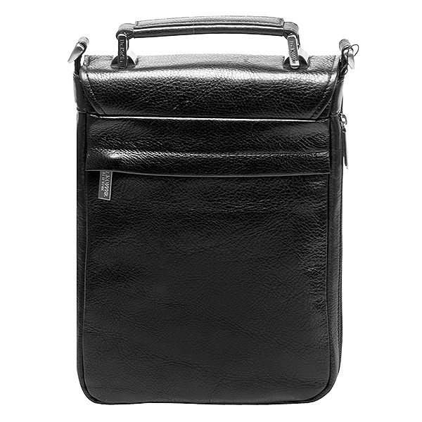Сумка планшет Dr.Koffer из натуральной кожи черный