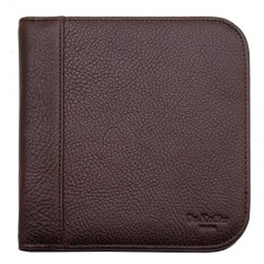 Футляр для CD Dr.Koffer из натуральной кожи коричневый