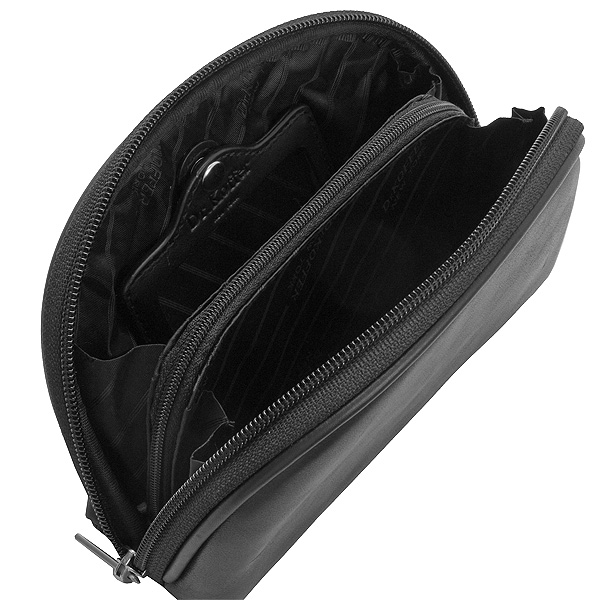 Косметичка Dr.Koffer из натуральной кожи черная