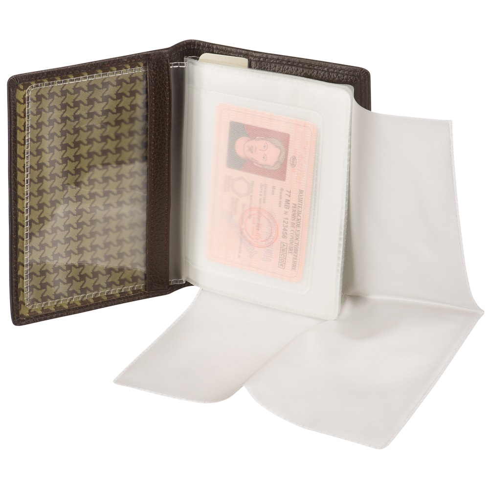 Обложка для автодокументов из натуральной кожи Dr. Koffer