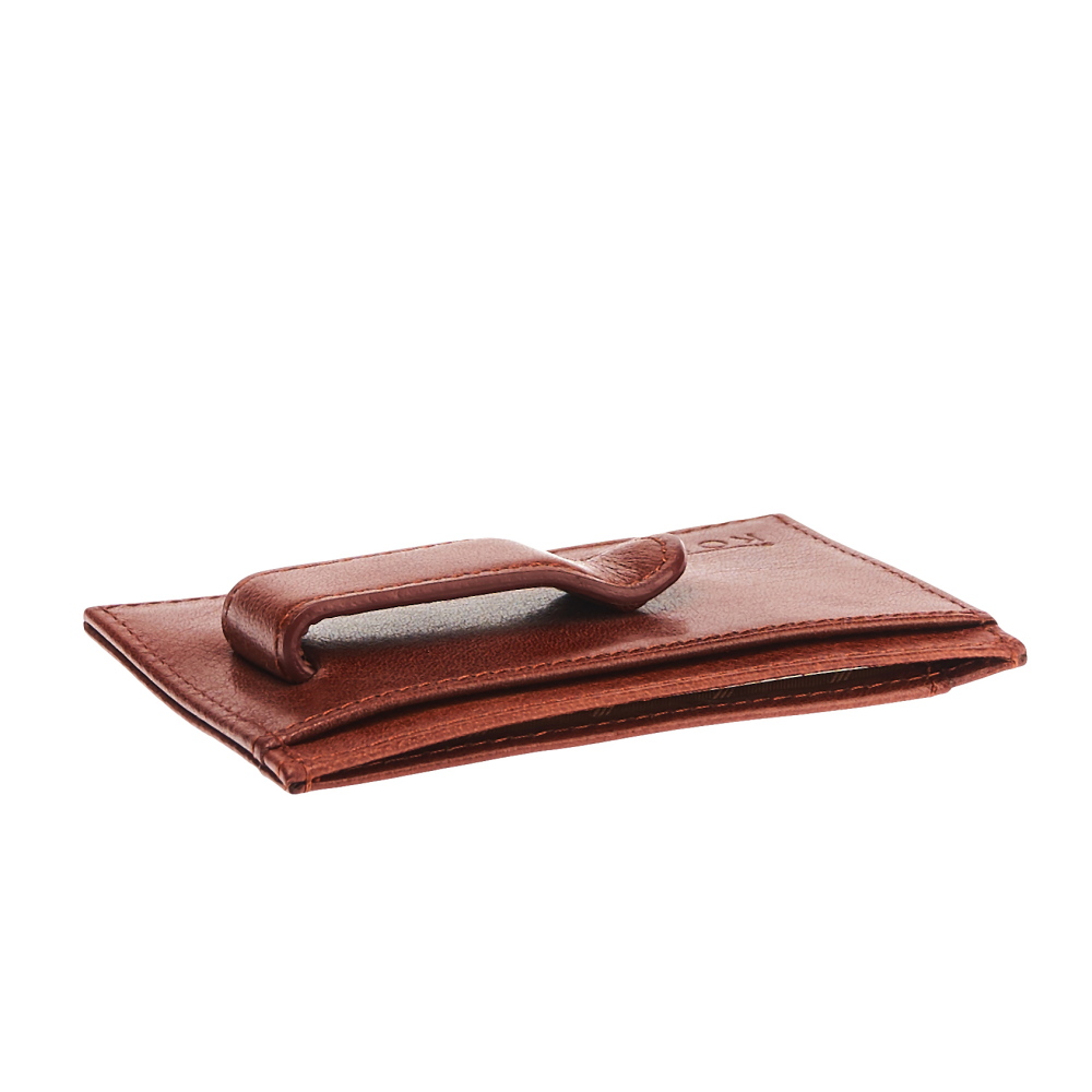 Визитница Dr.Koffer из натуральной кожи светло-коричневая