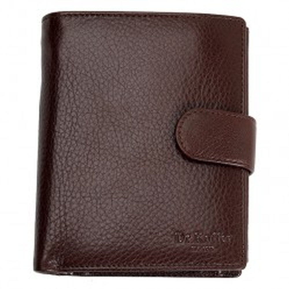 Портмоне Dr.Koffer из натуральной кожи коричневое