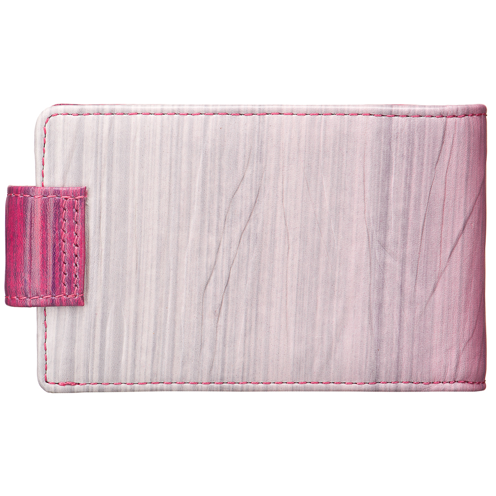 Визитница Dr.Koffer из натуральной кожи фиолетовая