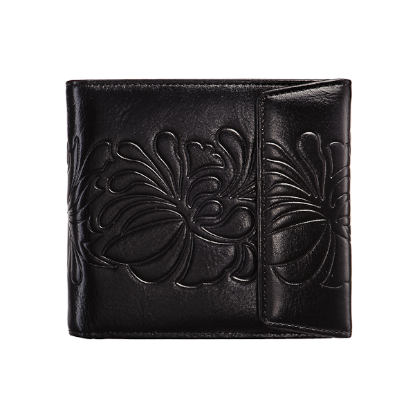 Портмоне Dr.Koffer из натуральной кожи черное