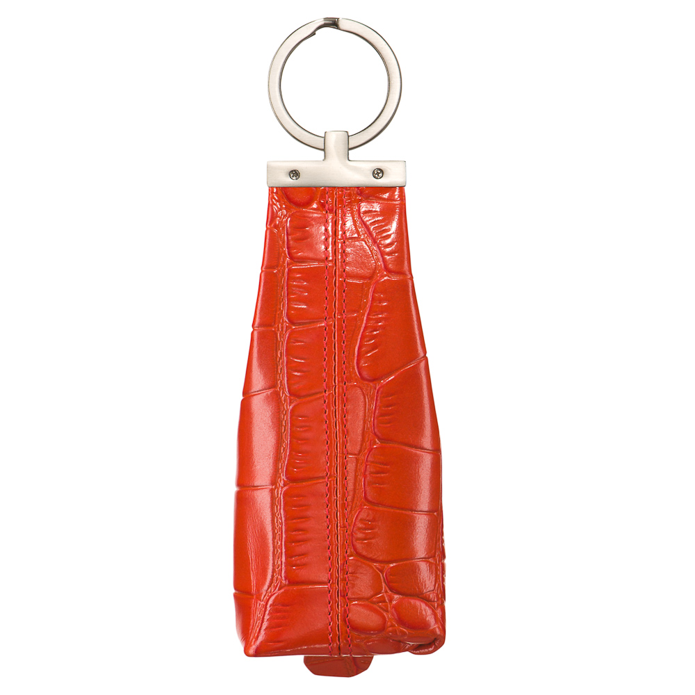 Ключница Dr.Koffer из натуральной кожи красная